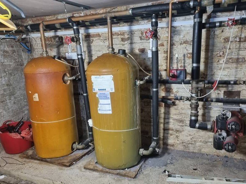 Nursery water system inspection for potential Legionella risks.