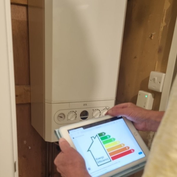 Heating system inspection carried out as part of an EPC assessment in Doncaster